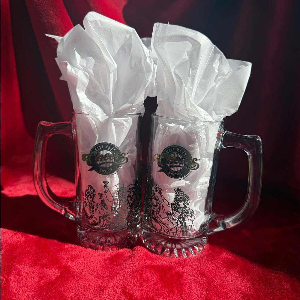 Set of Two “Cheers” Beer Mugs